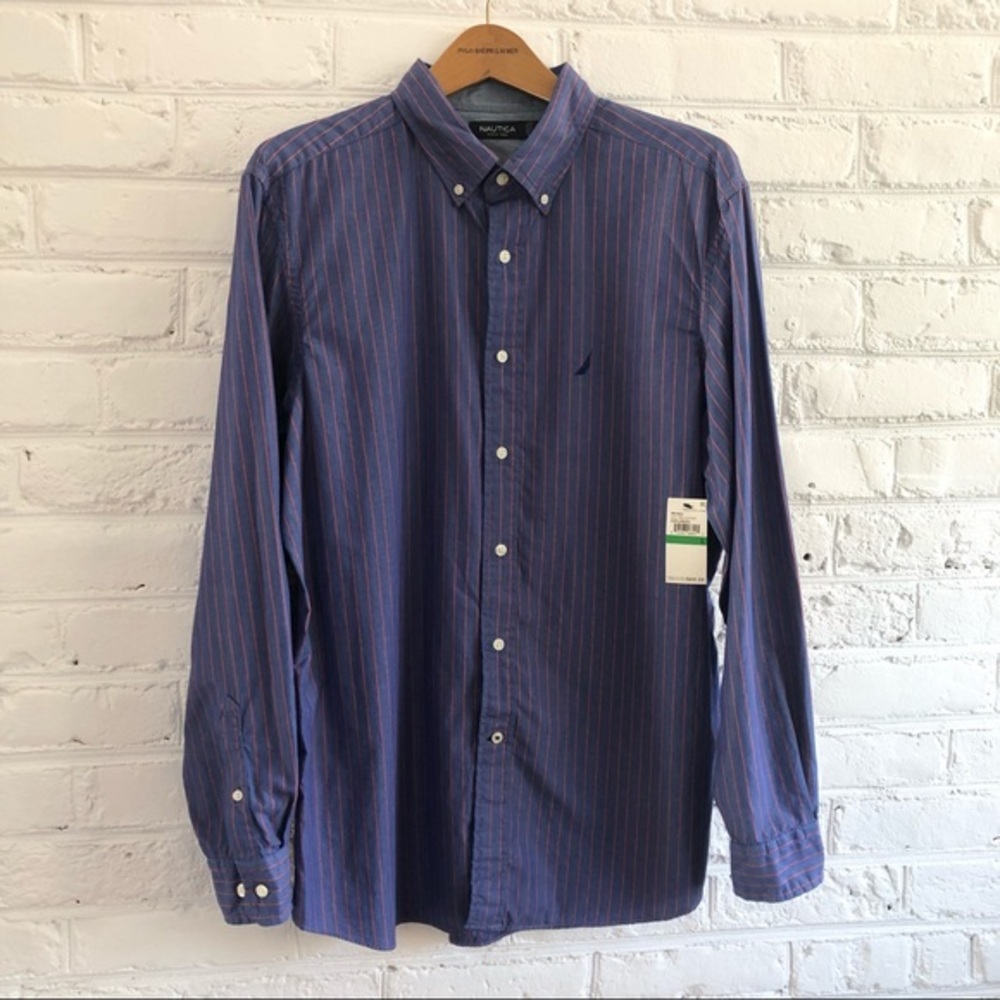 NWT Men's Nautica Button-Up Shirt | Size Large